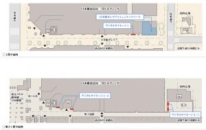 デジタルサイネージ配置図